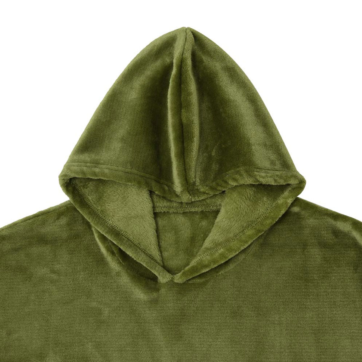 Moss Green Super Soft Hooded Blanket Small/Medium