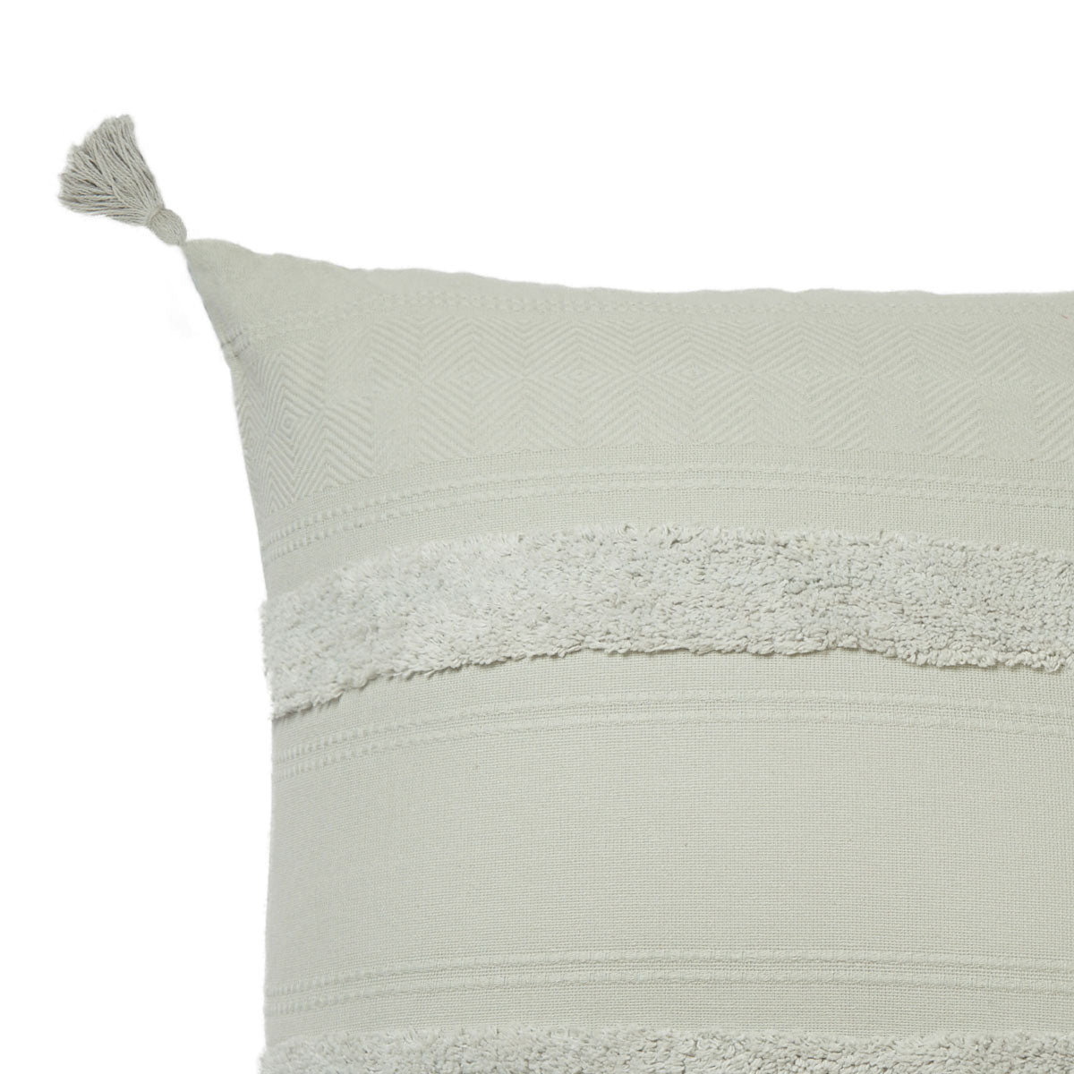 Indra Cotton Cushion Cover Grey