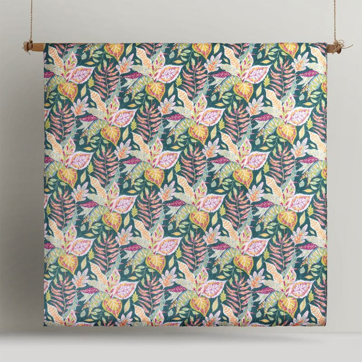 Betty Carmila Printed Linen Cotton Quilt Cover Set Single