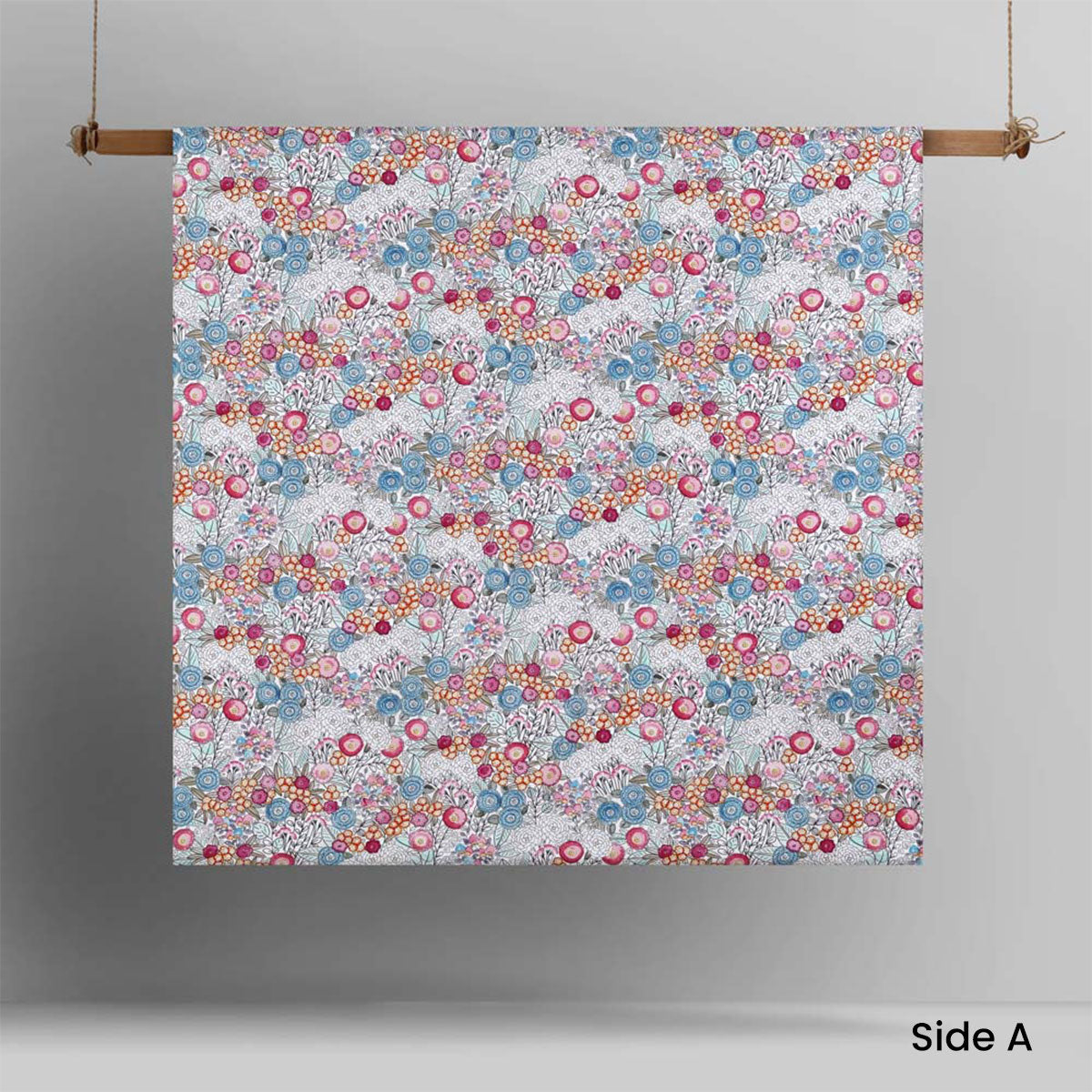 Amara Washed Cotton Printed Reversible Quilt Cover Set Queen