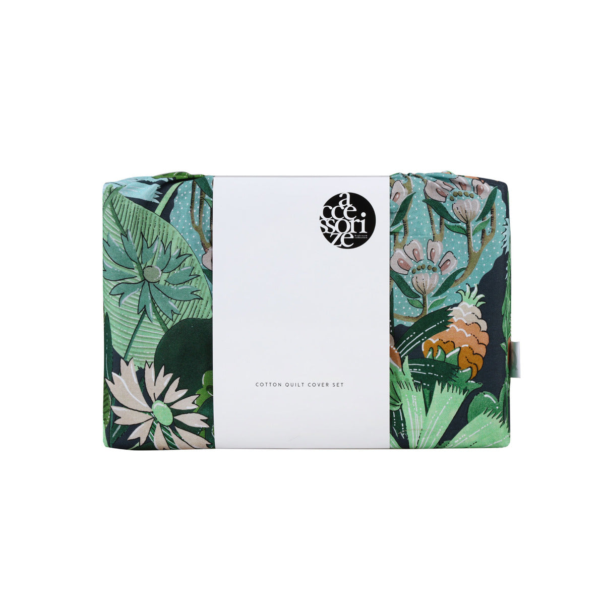 Daintree Washed Cotton Quilt Cover Set Queen