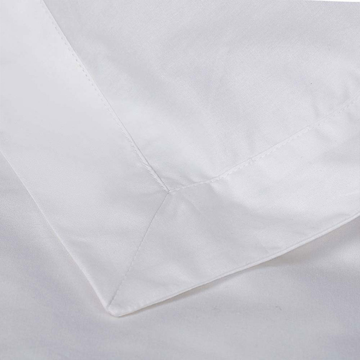 White Tailored Hotel Deluxe Cotton Quilt Cover Set King