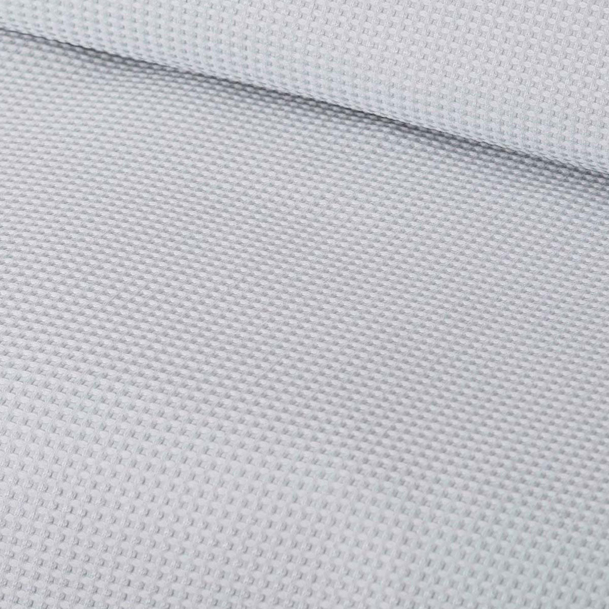Silver Waffle Polyester Quilt Cover Set Double