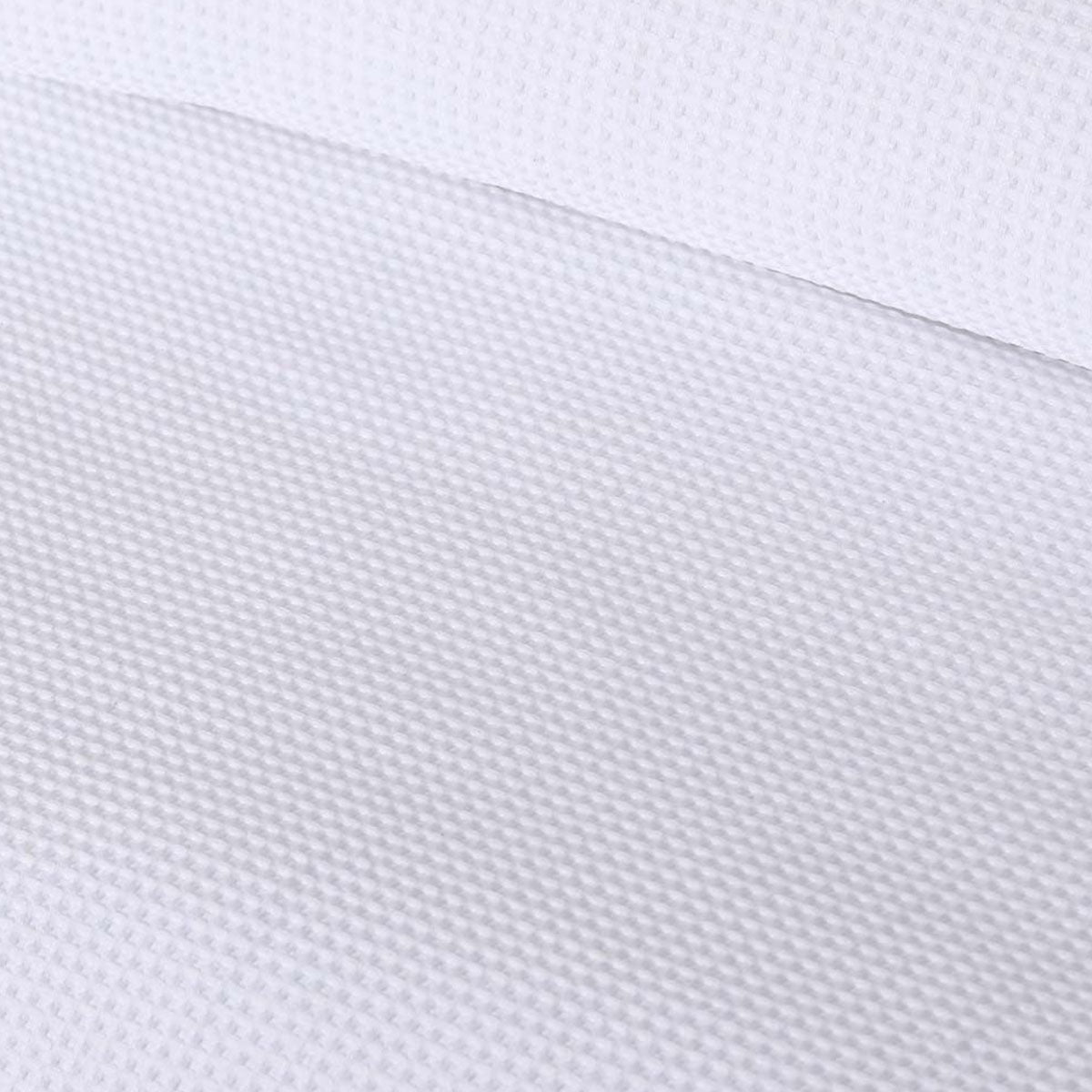 White Waffle Polyester Quilt Cover Set King