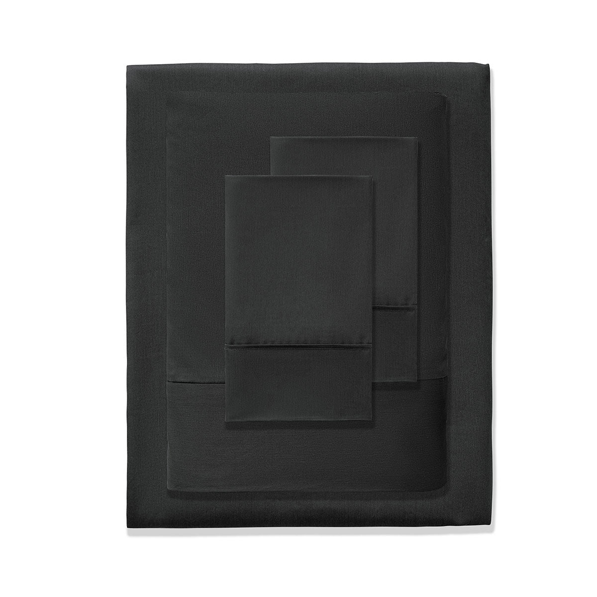400TC Charcoal Bamboo Cotton Sheet Set 40cm Wall Single