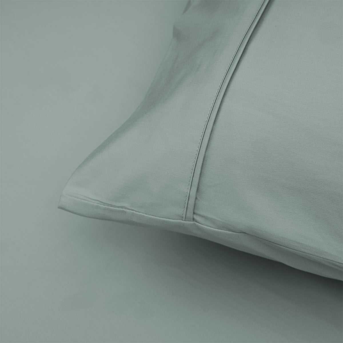400TC Sage Bamboo Cotton Sheet Set 40cm Wall King