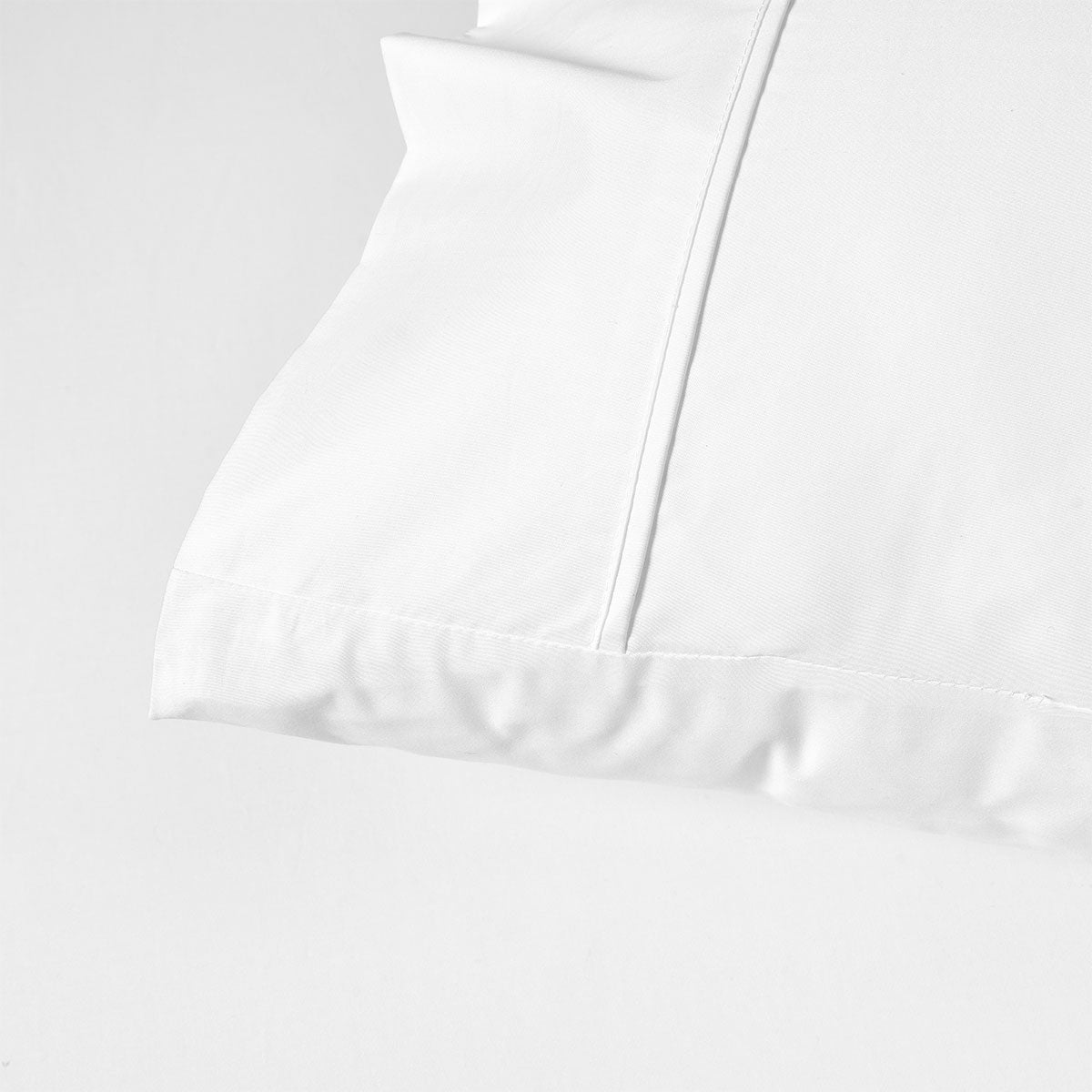 400TC White Bamboo Cotton Mega / Super Sheet Set 50cm Wall King