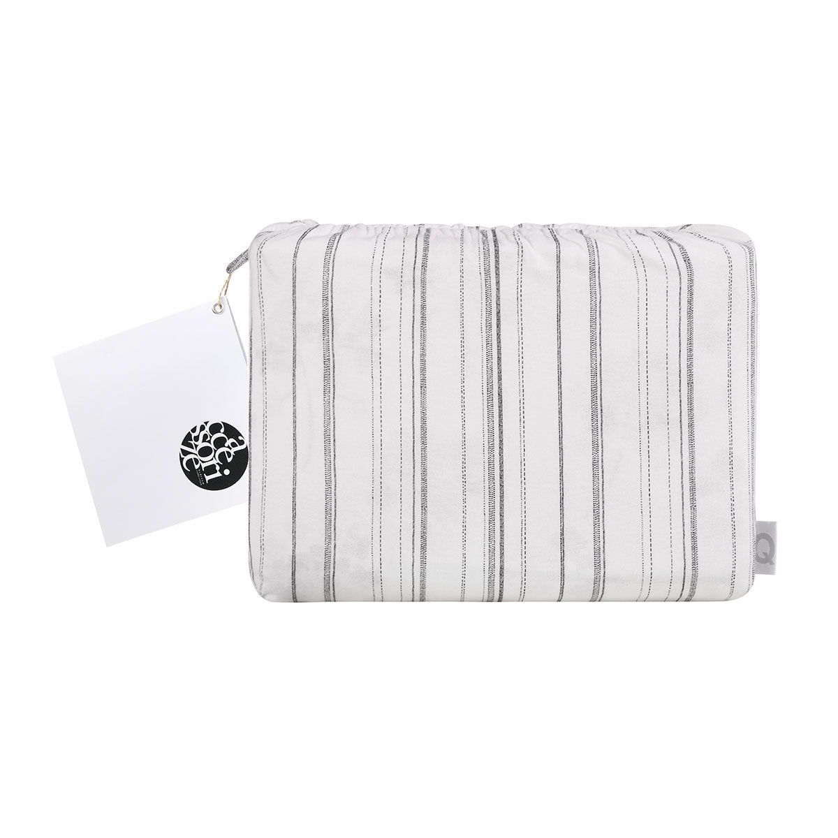 Cotton Flannelette Sheet Set Weathered Stripe - Single