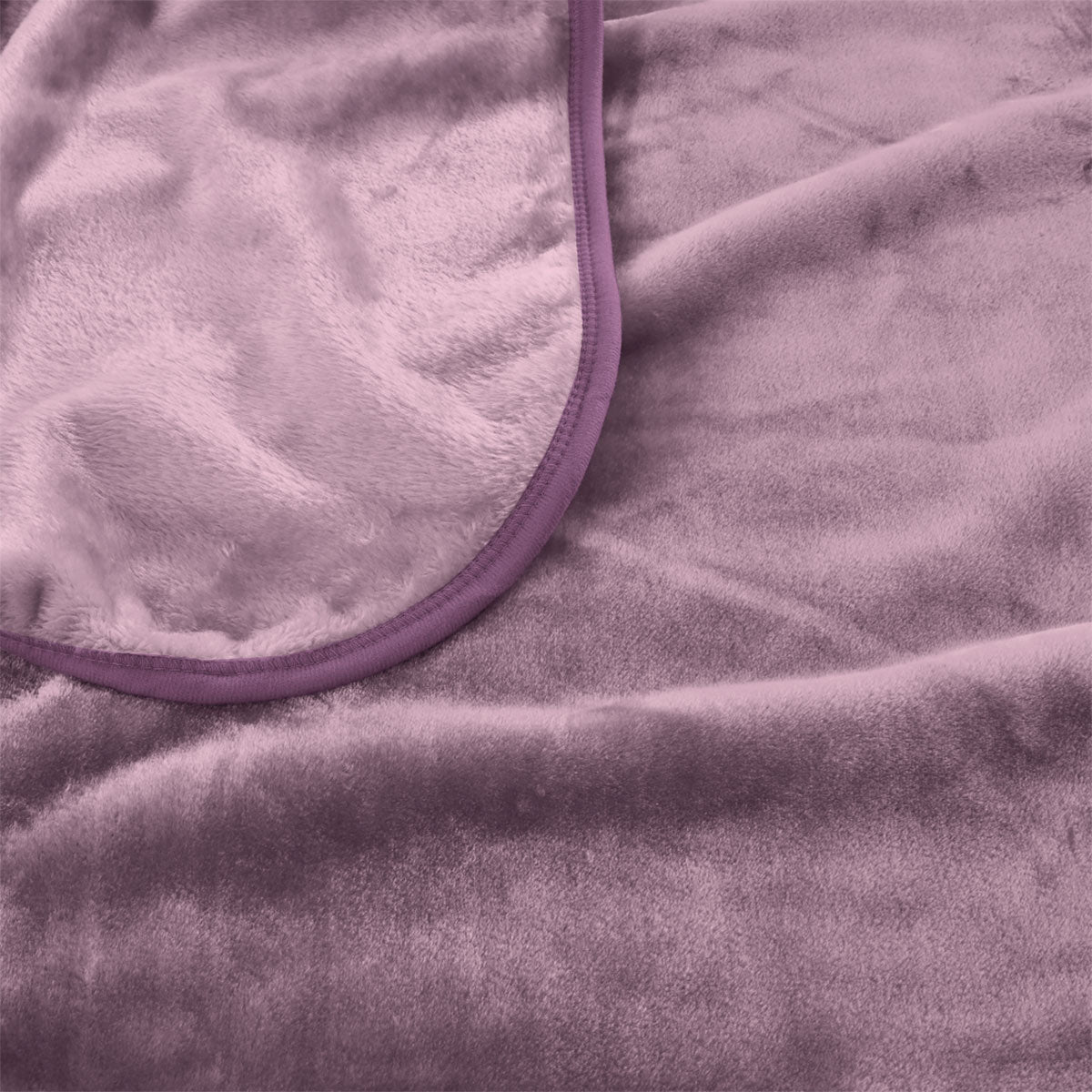 800GSM Luxury Winter Thick Mink Blanket Grape Queen