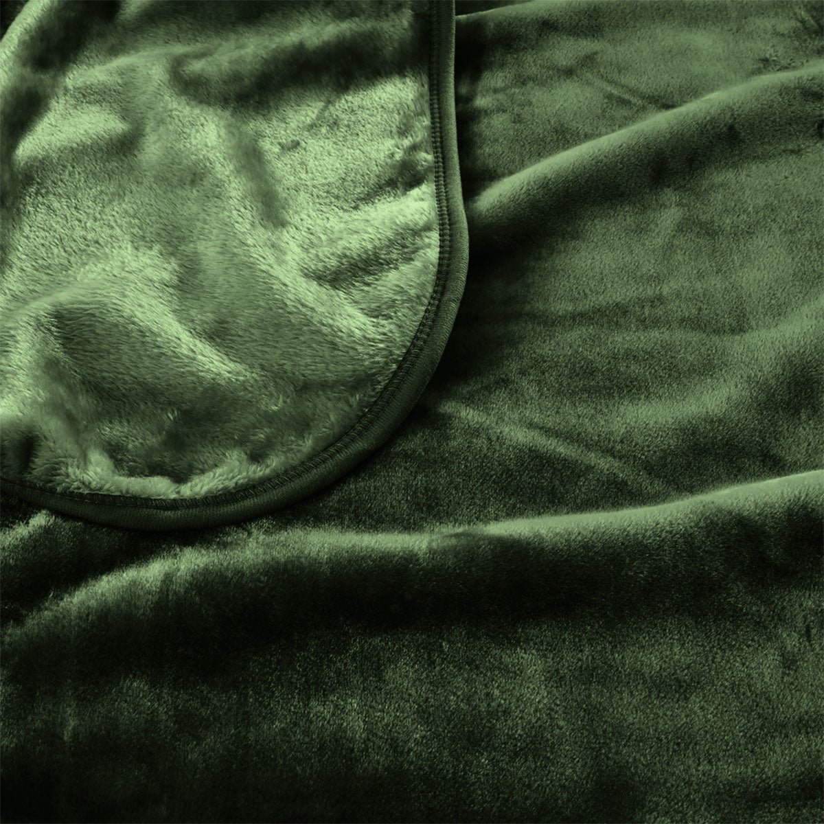 800GSM Luxury Winter Thick Mink Blanket Sea Kelp Queen