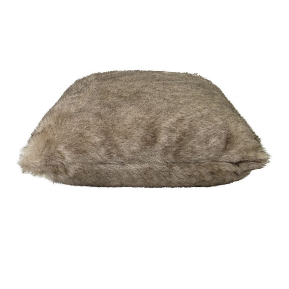 Brown Fox Luxury Faux Fur Filled Cushion 50 x 50cm