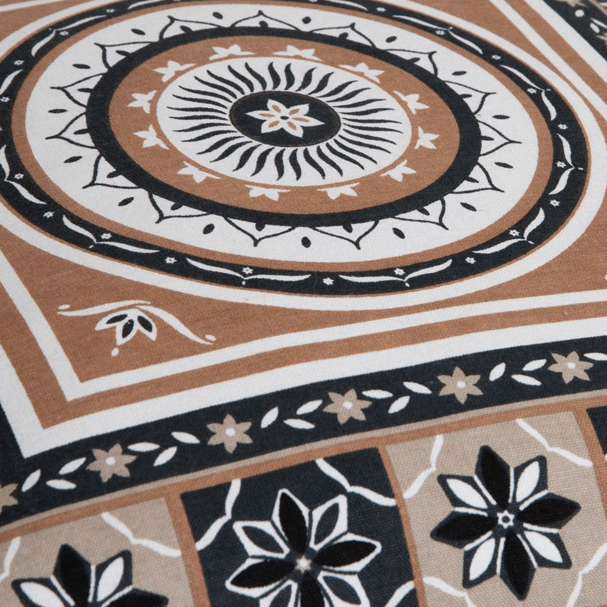 Kasbah Luxury Filled Cushion 50 x 50cm Black