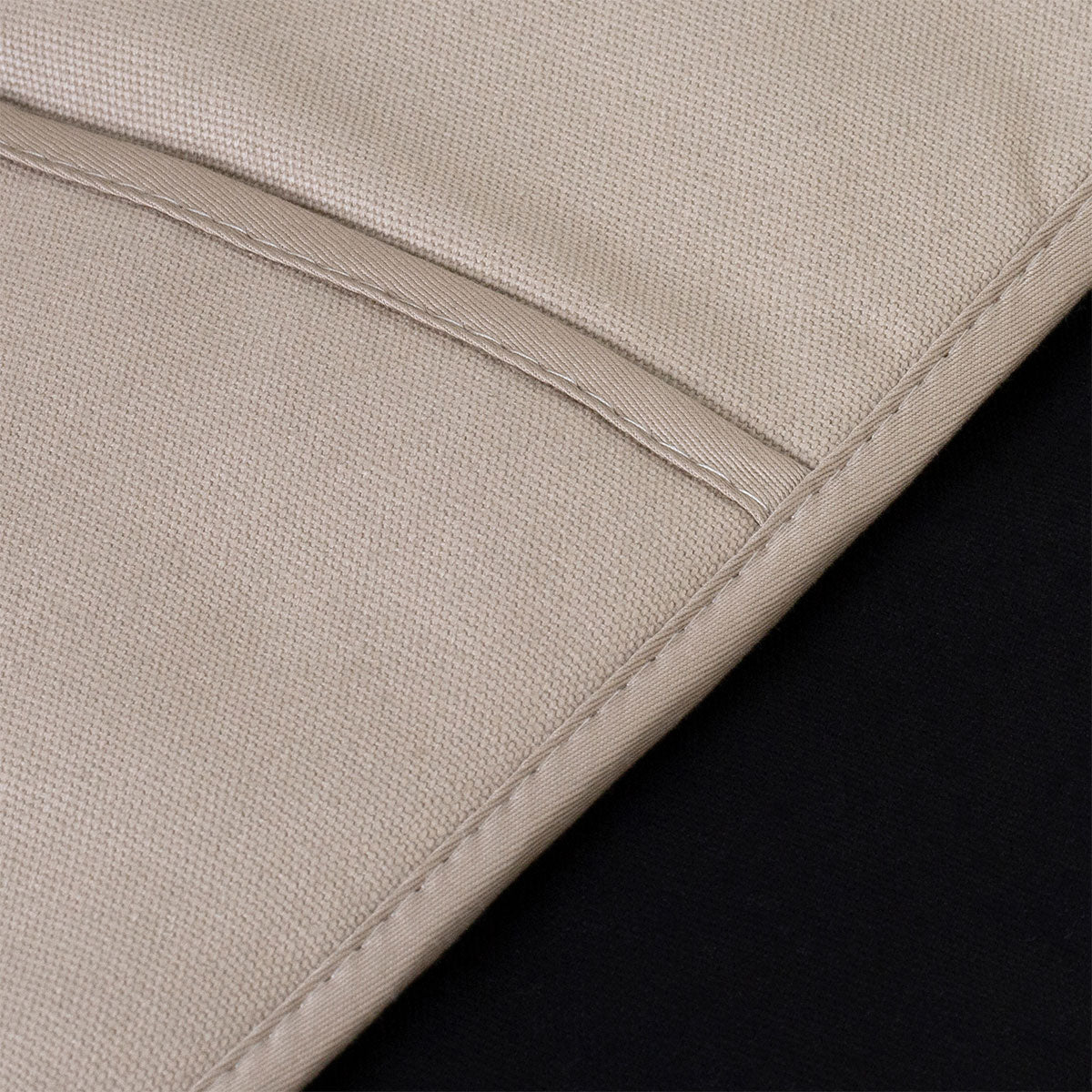 Selby Cotton Double Oven Mitt Glove 17 x 82 cm Sandstone & Black