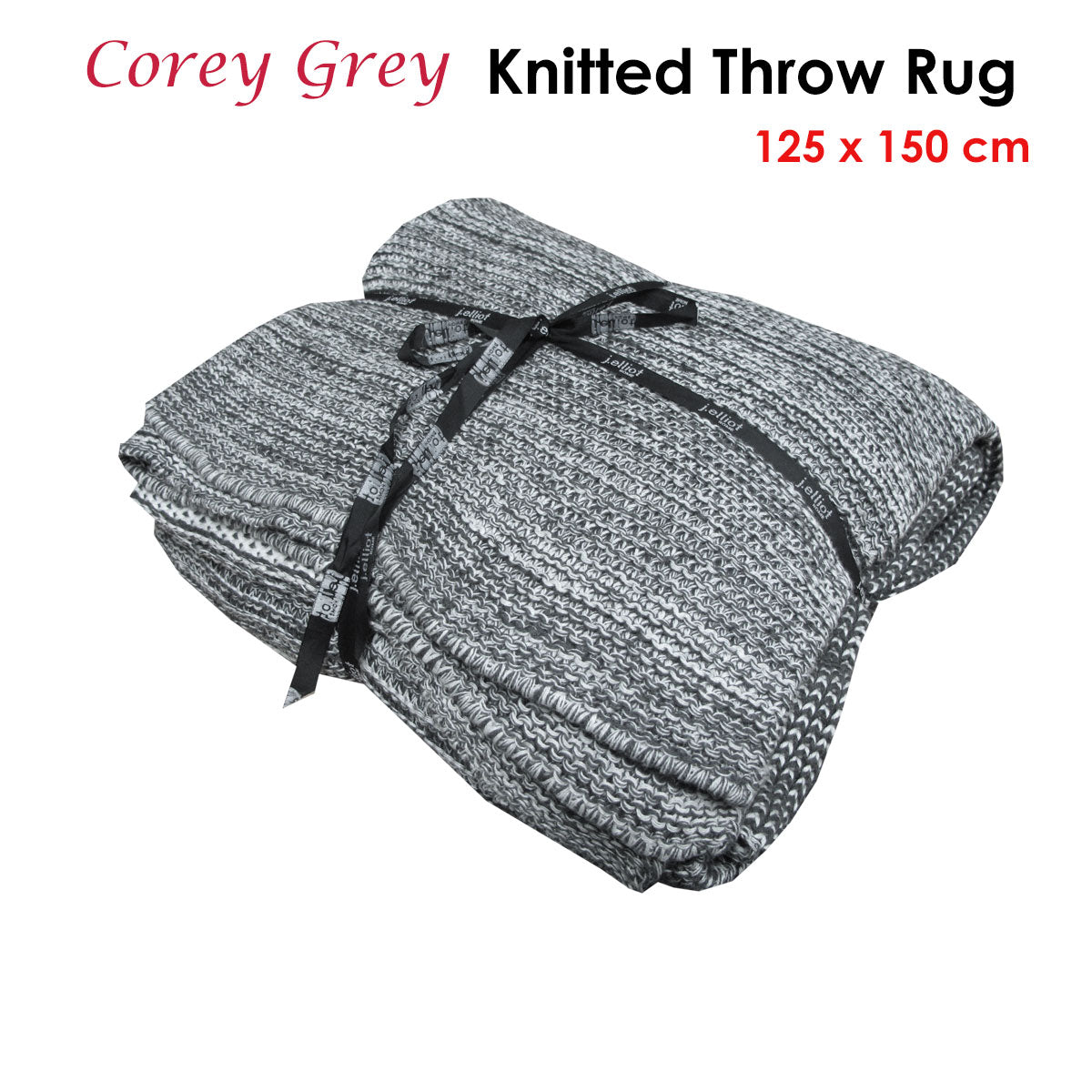 Corey Grey Throw Rug