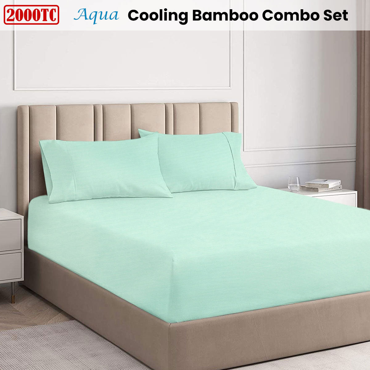 Aqua 2000TC Cooling Bamboo Combo Set King