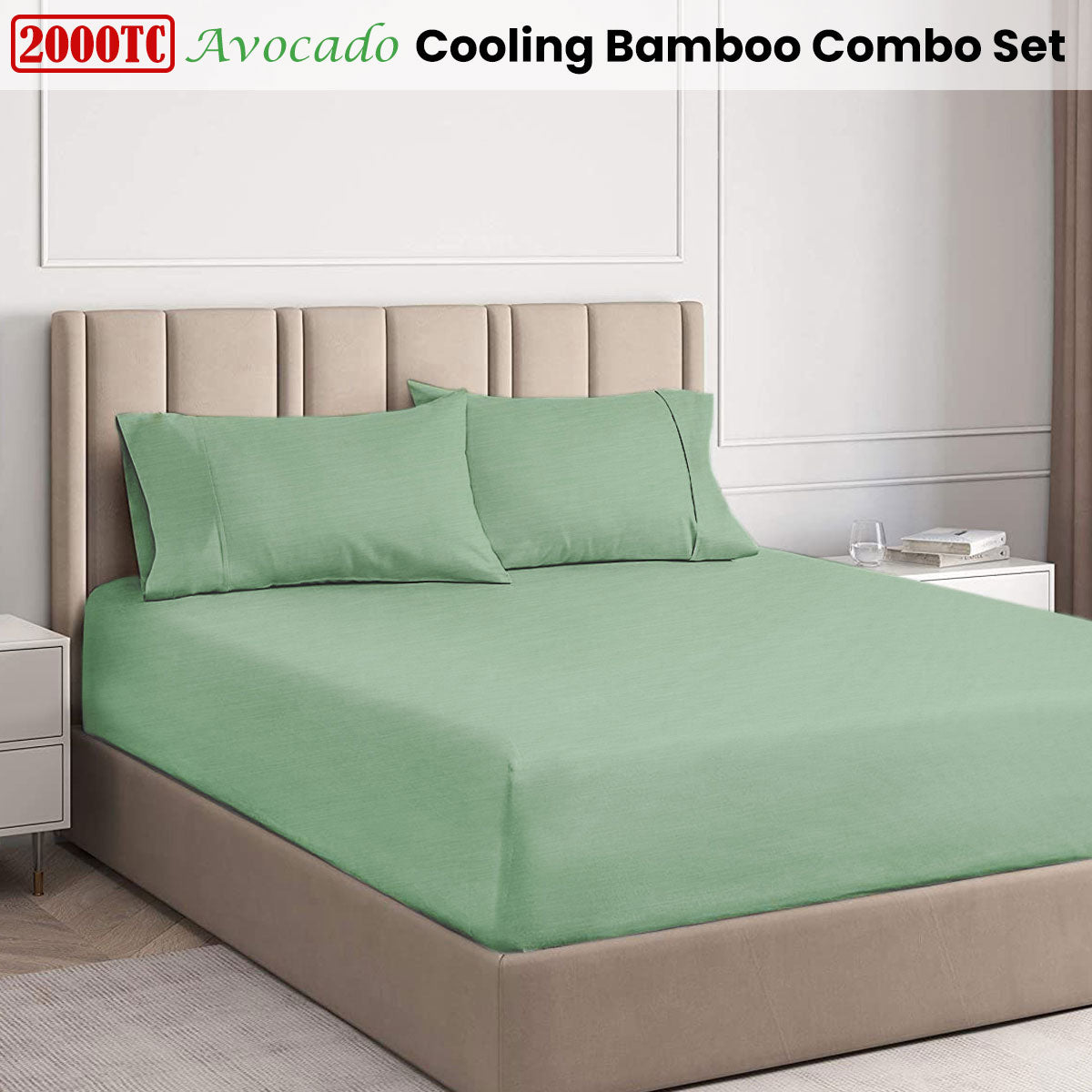 Avocado 2000TC Cooling Bamboo Combo Set Double