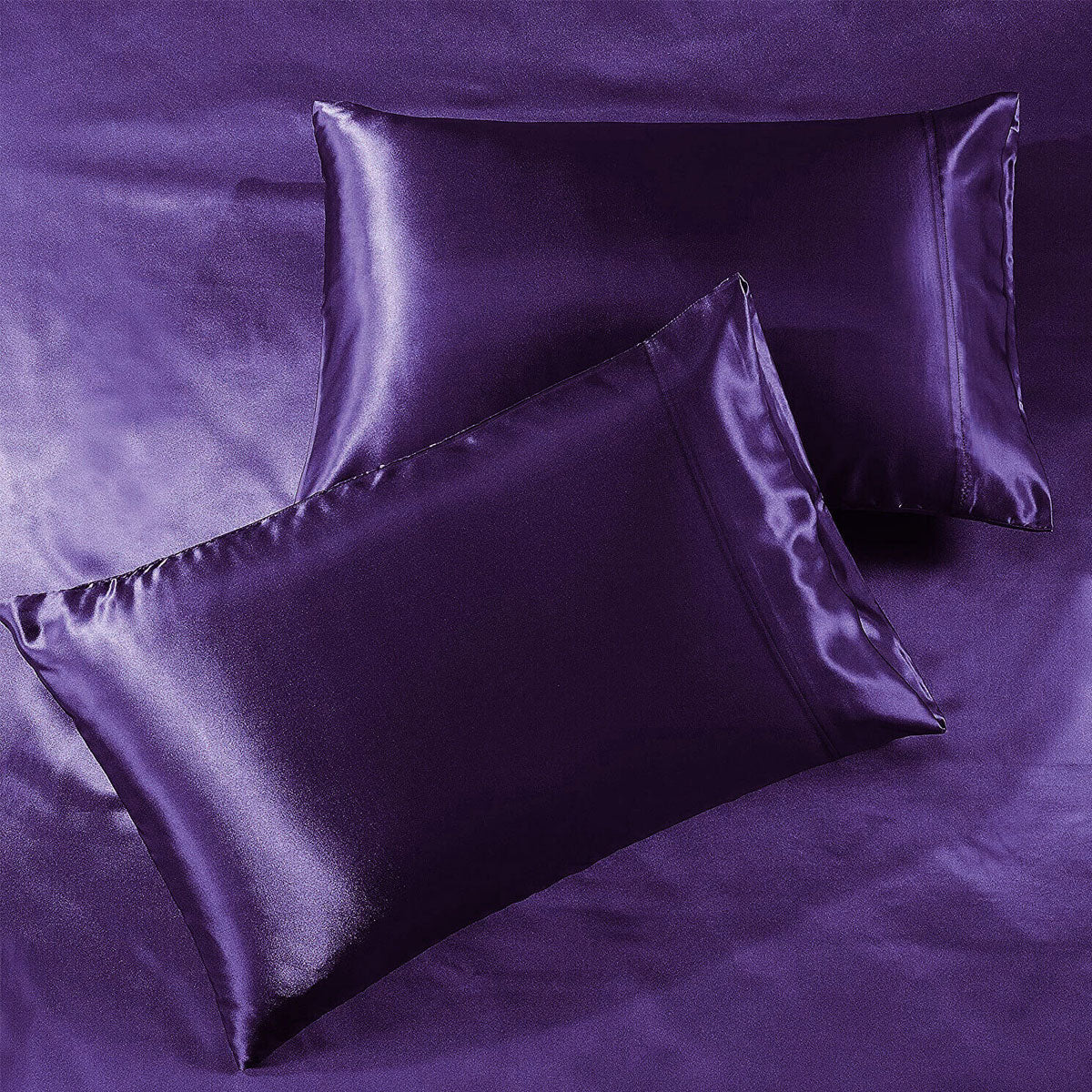 Casablanca Satin Fitted Sheet Combo Set Violet King