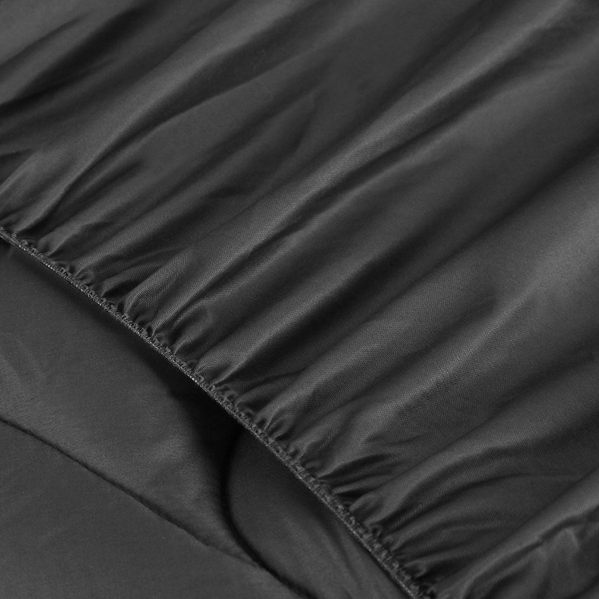 1000GSM Charcoal Mattress Topper Double