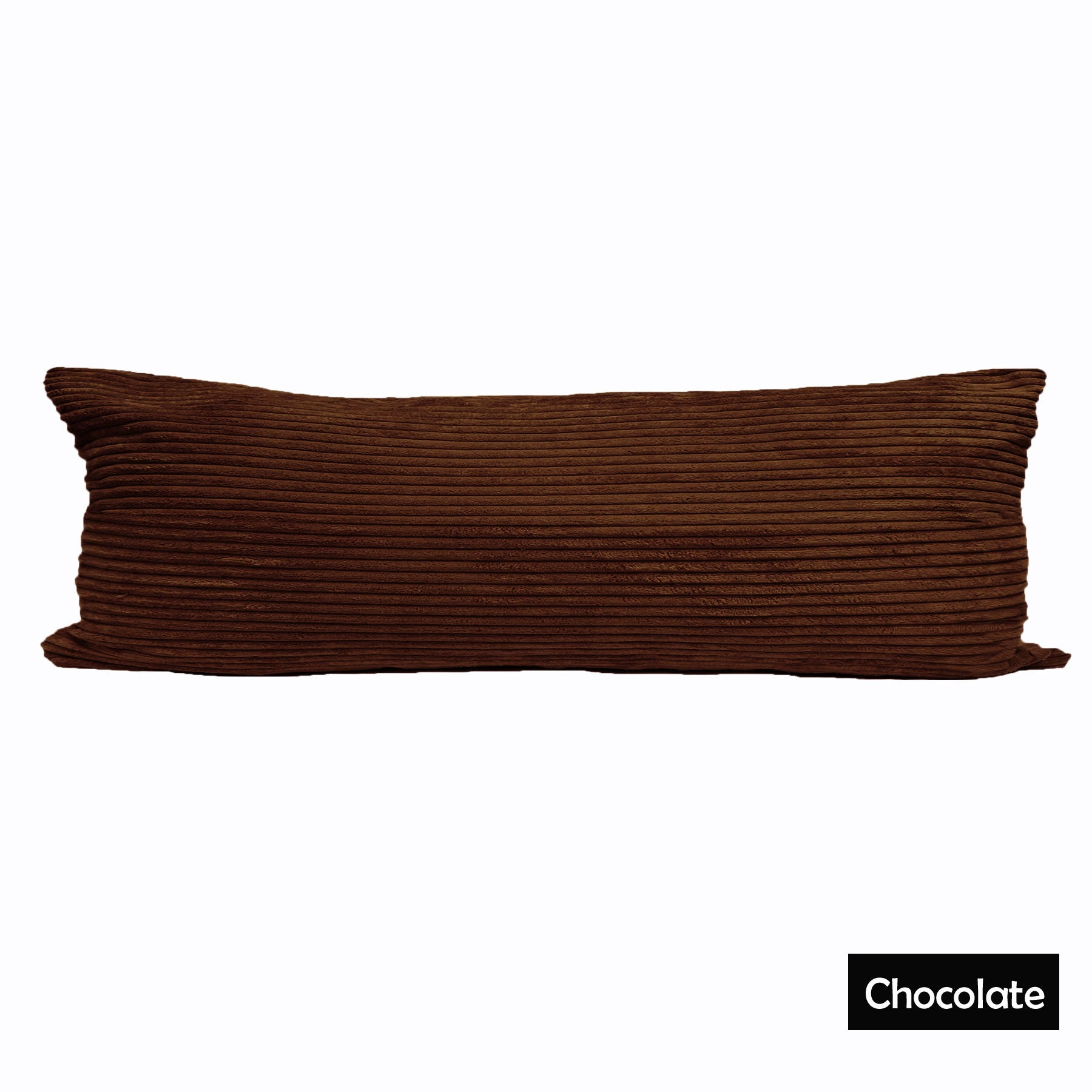Body Pillow with Pillowcase Chocolate