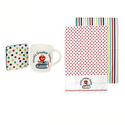 Ladelle World's Greatest Teacher Mug & Coaster & Tea Towels