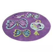 Jiggle & Giggle Butterfly Lantern Floor Rug 80cm Diameter