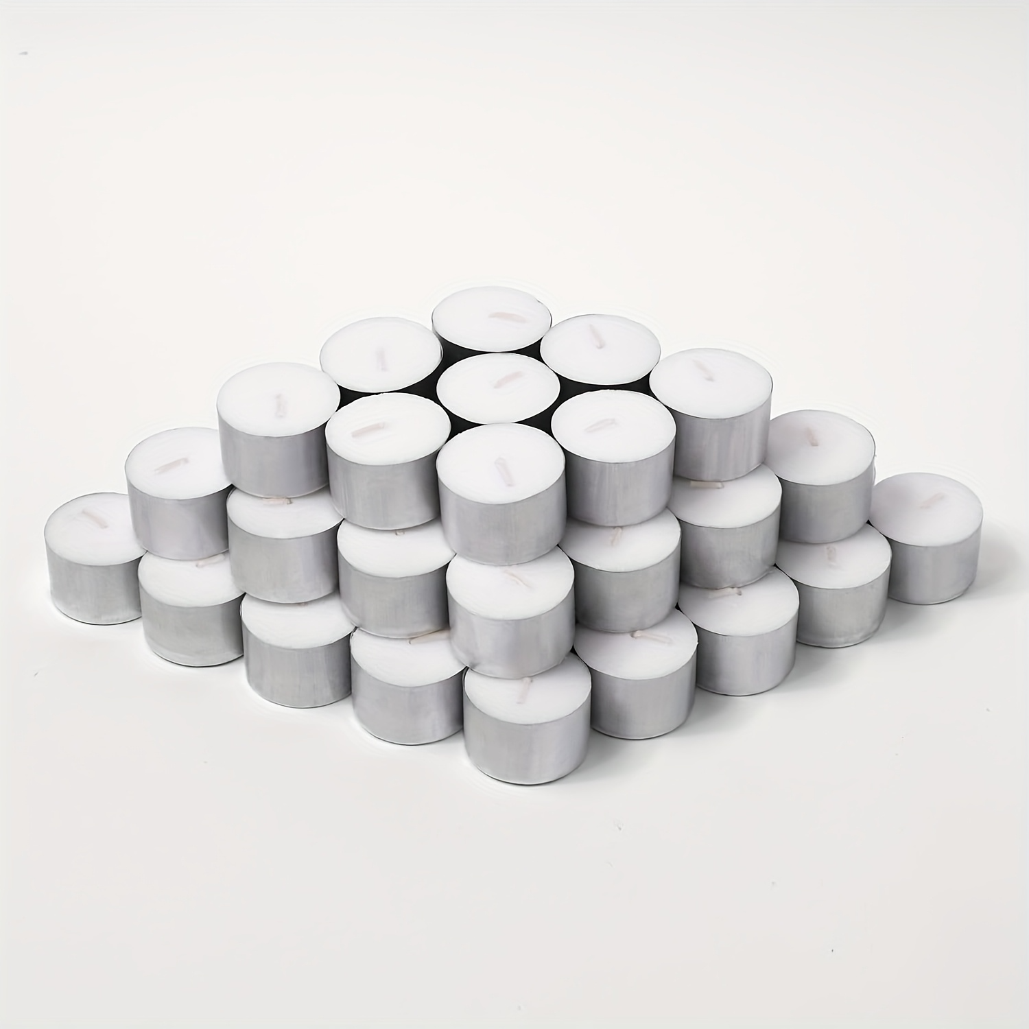 400pcs TEA LIGHT CANDLES 9 Hour Burn Tealight Wedding Smokeless Crystal Wax BULK