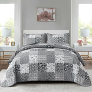Timeless Peony Graceful Breathable 3 Pc Bedspread & Pillow Cover Set