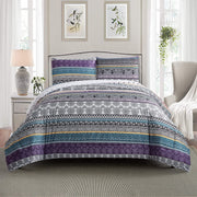 Whimsical Winter Frosty Elegant 3 Pc Comforter & Pillow Cover Set