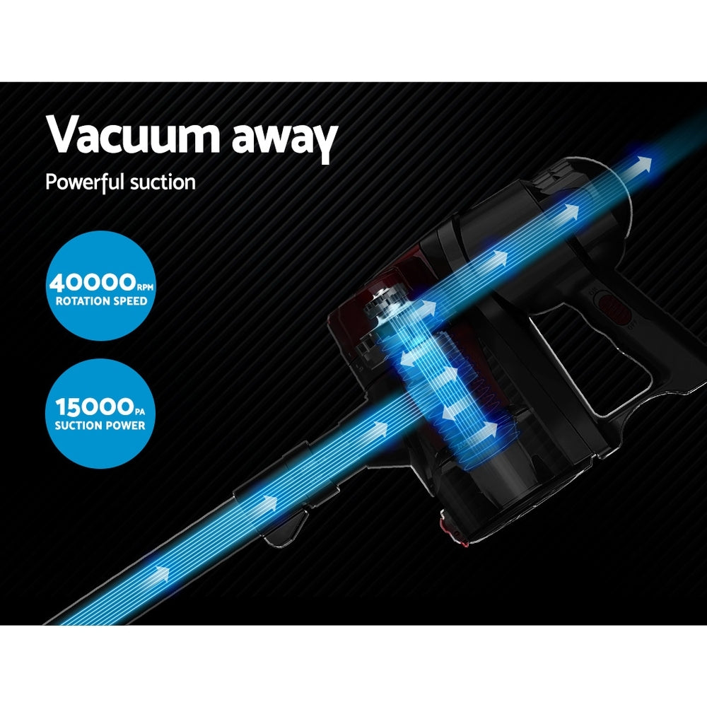 Stick Vacuum Cleaner Handheld Corded 450W Red