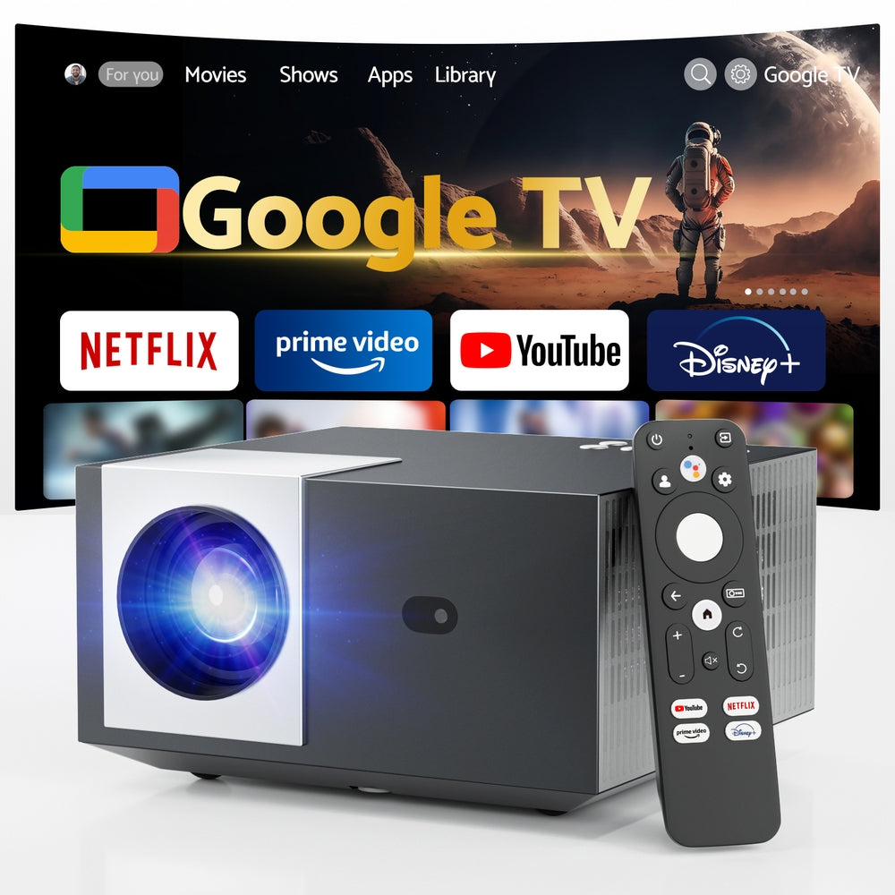 Video Project 4K 1080P Official Google TV 5G Wifi Home Cinema