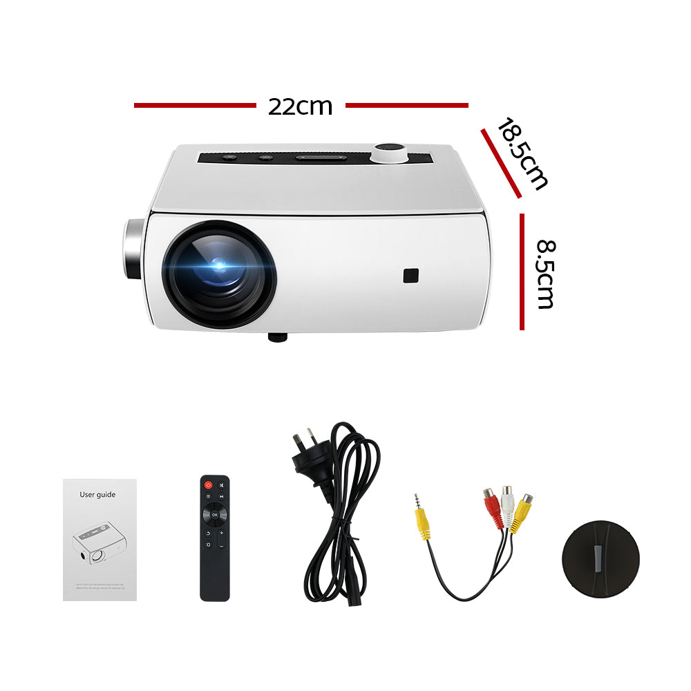 Mini Video Projector Wifi USB HDMI Portable HD 1080P Home Movie