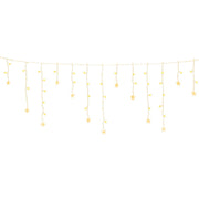 160 LED 6M Christmas Lights Icicle Light Solar Warm Jingle Jollys