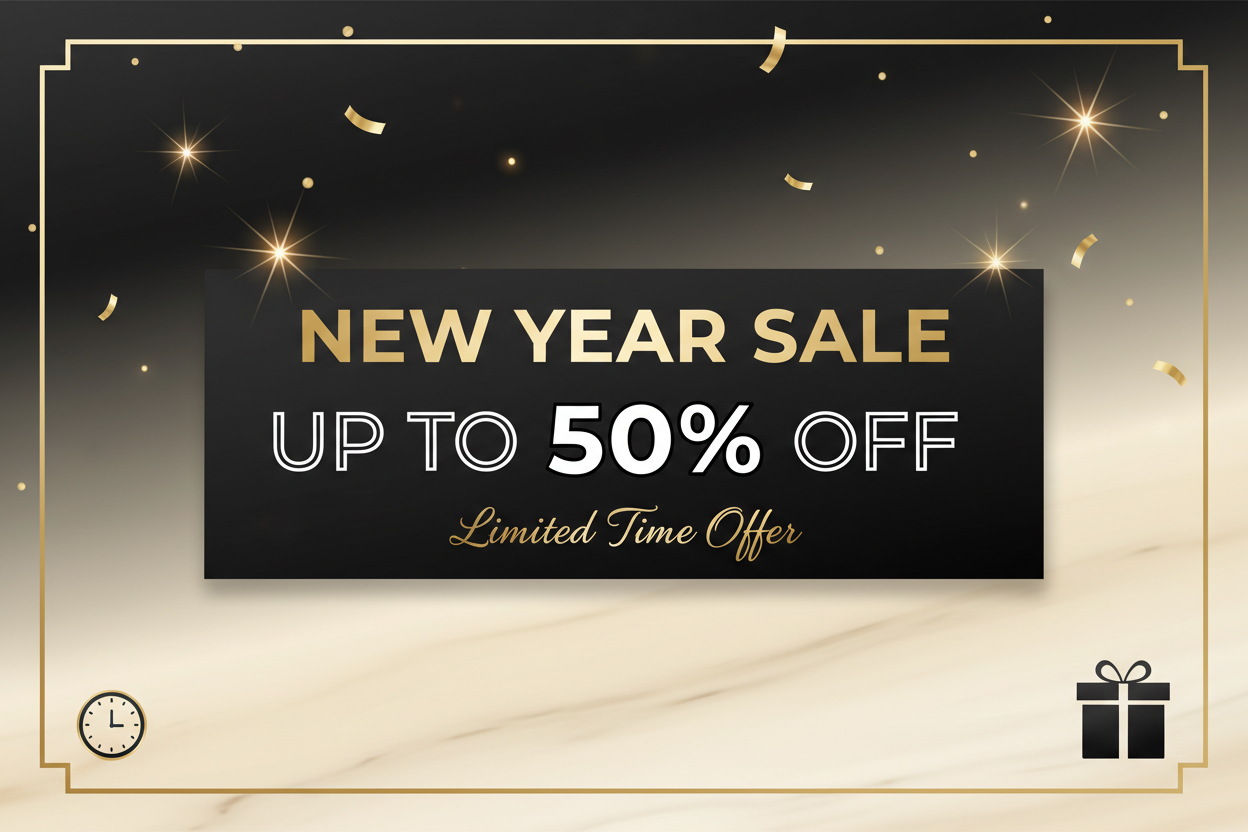 new year sale upto 50% off